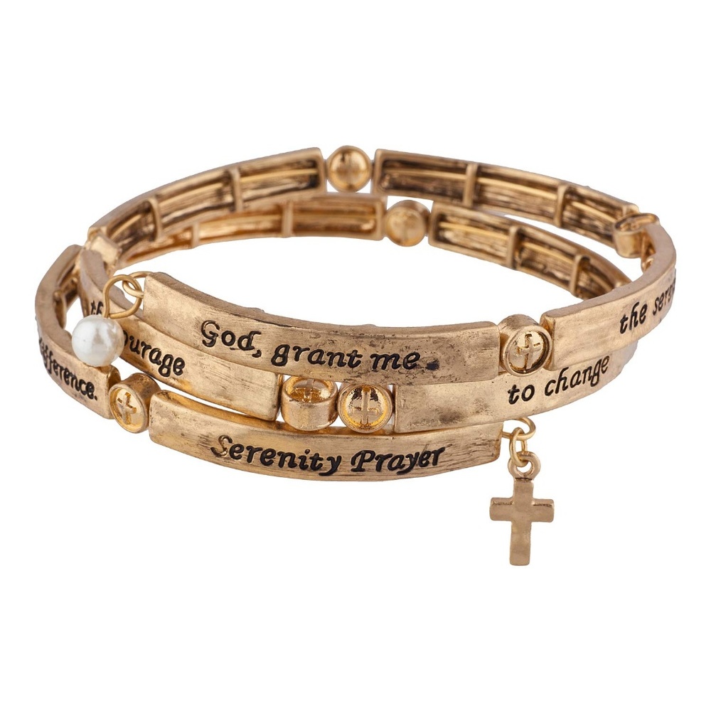 Serenity Prayer Wrap Bracelet
